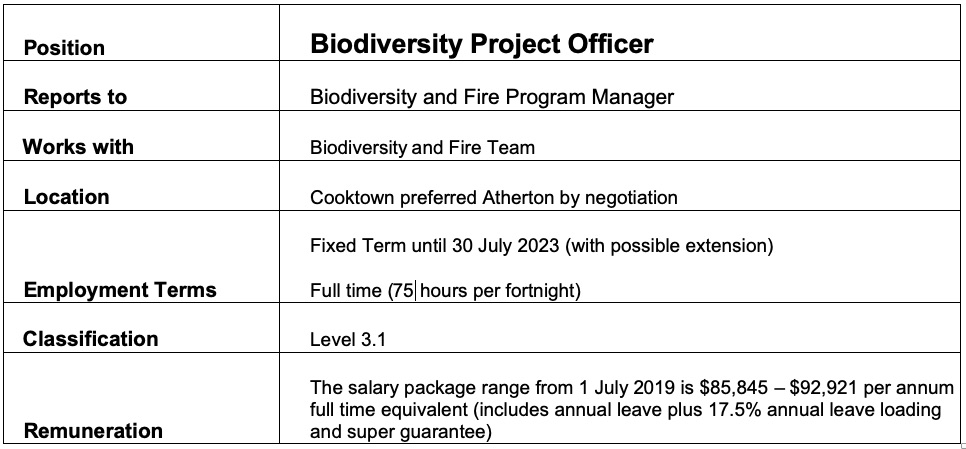 Biodiversity Project Officer_Brief